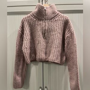 Garage Knit Turtle Neck Half Zip